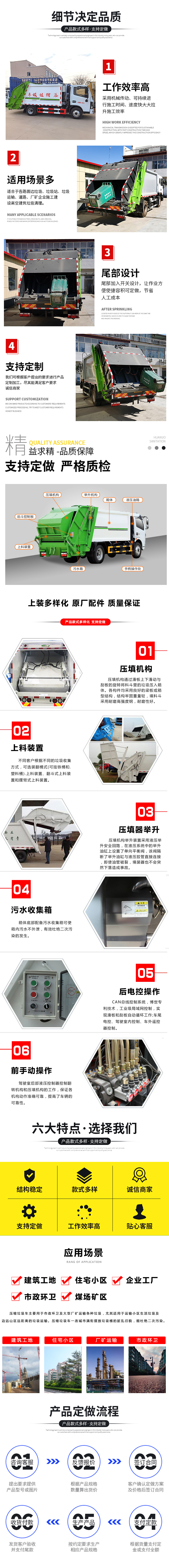 國(guó)六12立方東風(fēng)D9 壓縮垃圾車